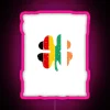 german irish mixed heritage pride rgb neon sign pink