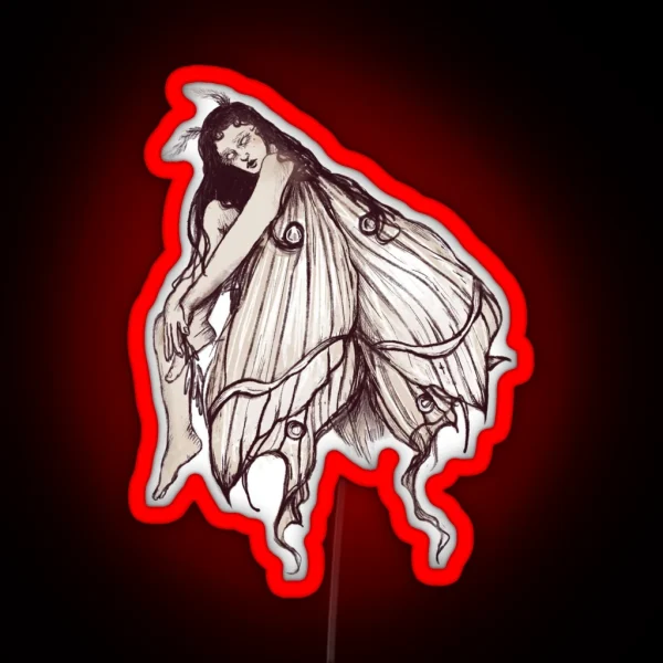 Moth Fairy RGB Neon Sign
