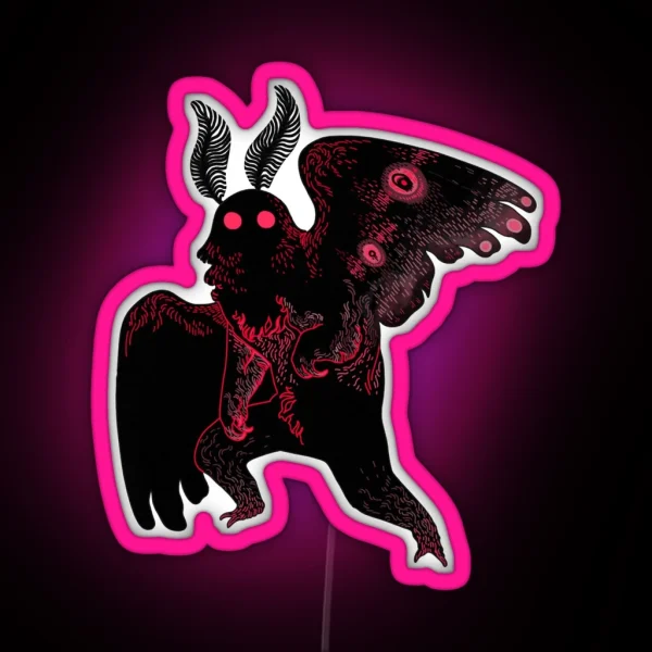 Moth RGB Neon Sign