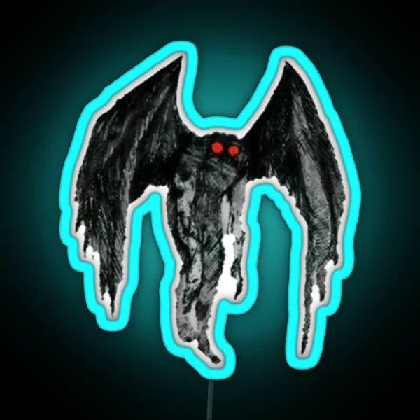 Mothman RGB Neon Sign