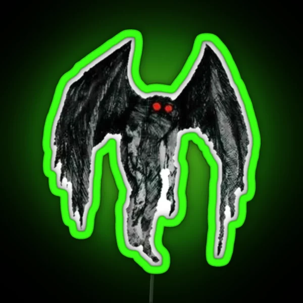 Mothman RGB Neon Sign