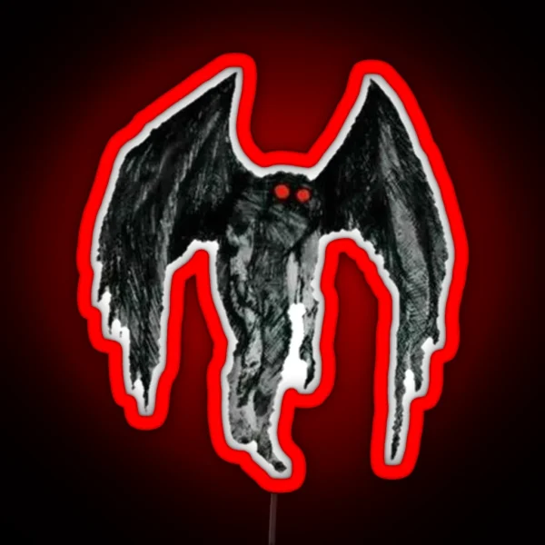 Mothman RGB Neon Sign