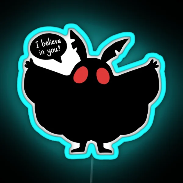 Motivational Mothman RGB Neon Sign