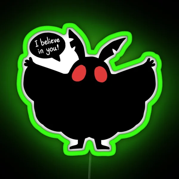 Motivational Mothman RGB Neon Sign