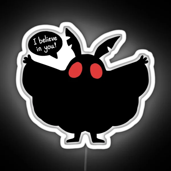 Motivational Mothman RGB Neon Sign