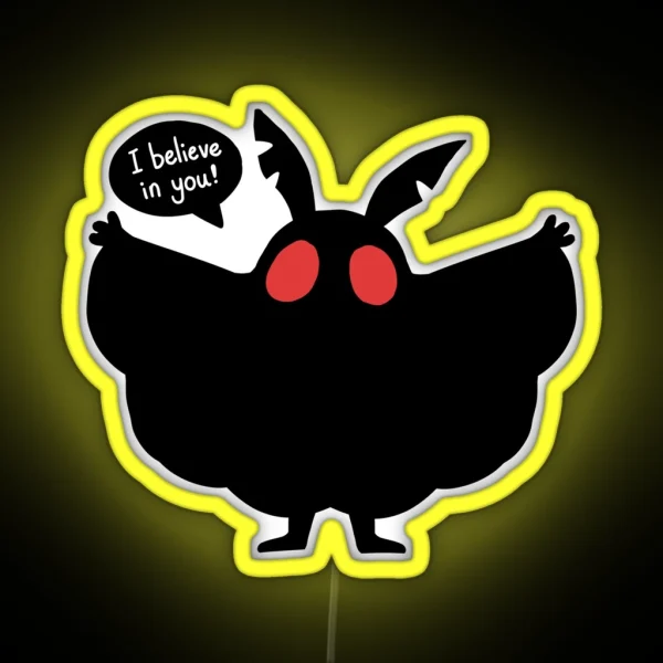 Motivational Mothman RGB Neon Sign