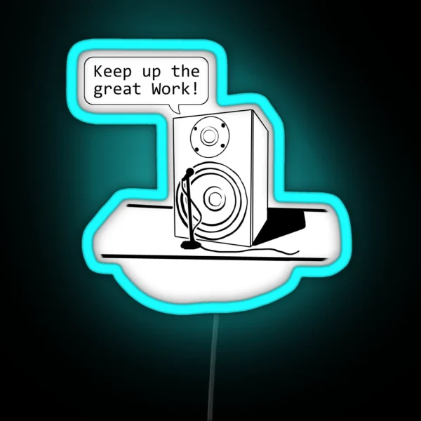 Motivational Speaker Led RGB Neon Sign
