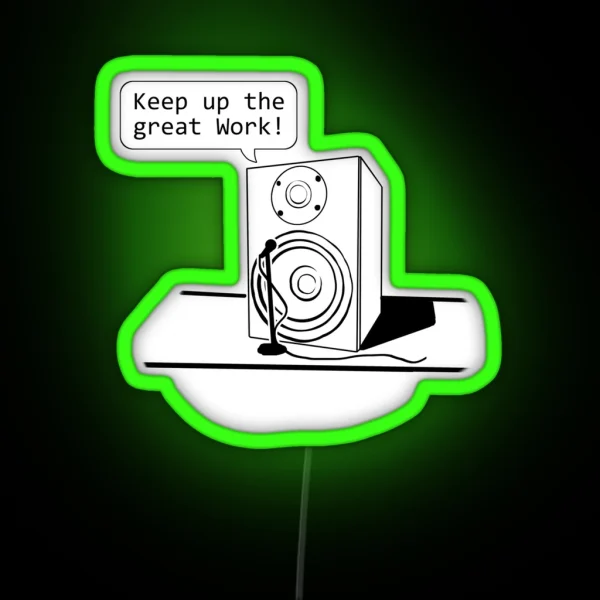 Motivational Speaker Led RGB Neon Sign