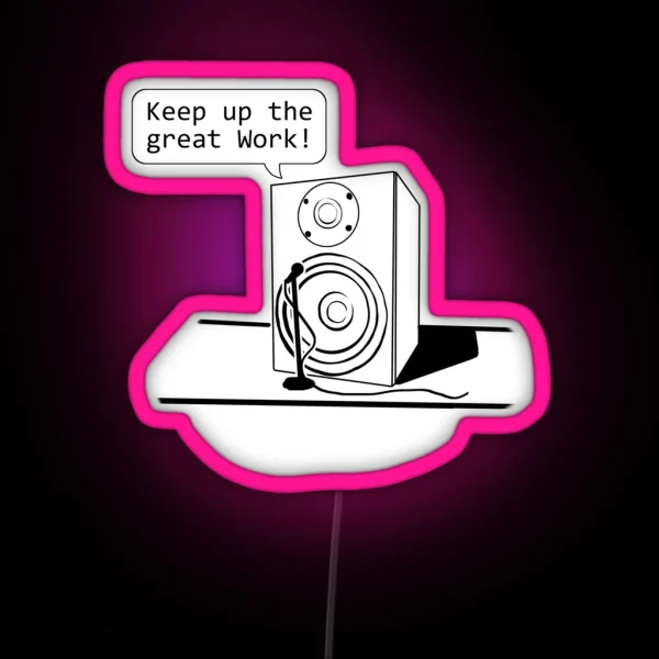 Motivational Speaker Led RGB Neon Sign