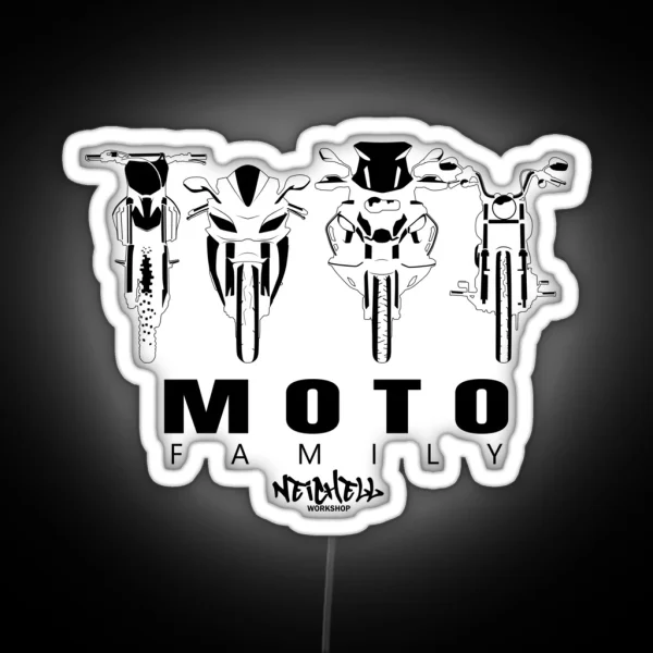 Moto Family RGB Neon Sign