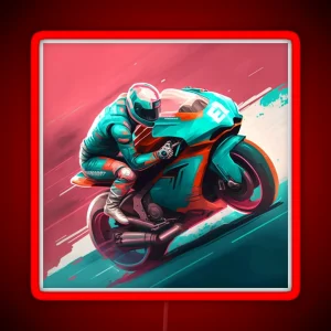 Moto GP 1 RGB Neon Sign