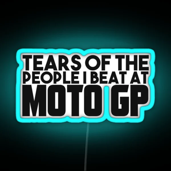 MOTO GP Dad Perfect Gift Gp Gift RGB Neon Sign