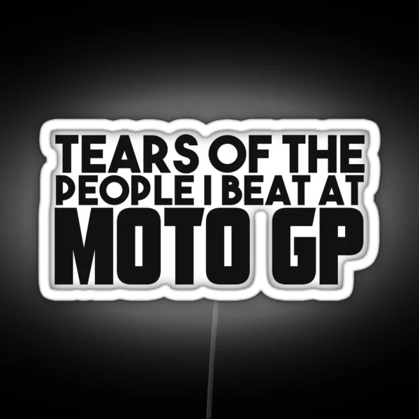 MOTO GP Dad RGB Neon Sign