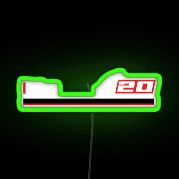 Moto GP Racing Fabio Quartararo 20 RGB Neon Sign