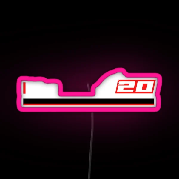 Moto GP Racing Fabio Quartararo 20 RGB Neon Sign