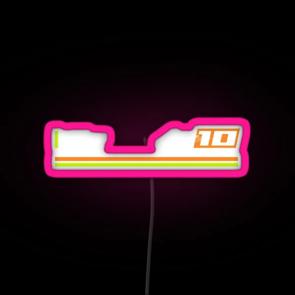 Moto GP Racing Luca Marini 10 RGB Neon Sign