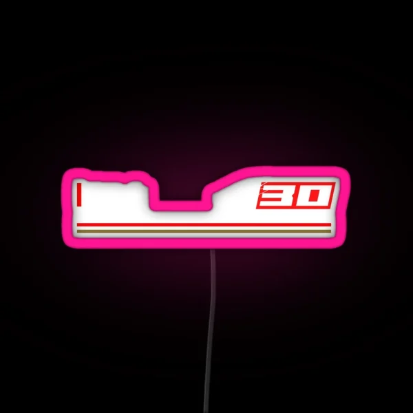 Moto GP Racing Takaaki Nakagami 30 RGB Neon Sign