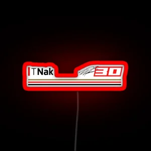 Moto GP Racing Takaaki Nakagami 30 RGB Neon Sign