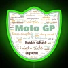 Commonly used Moto GP terminology RGB neon sign