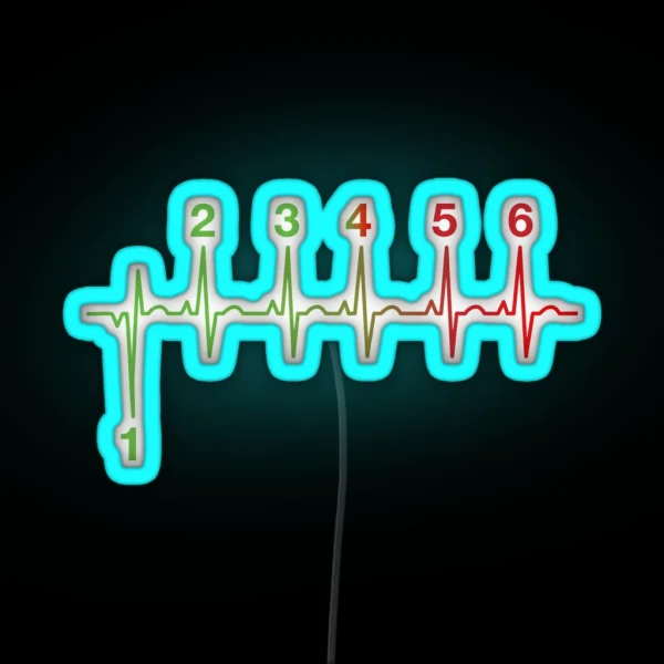 Moto Life Gear Shift RGB Neon Sign