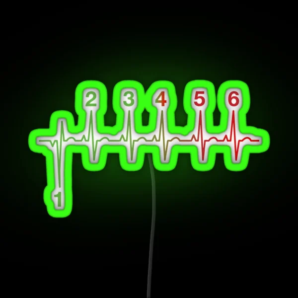 Moto Life Gear Shift RGB Neon Sign