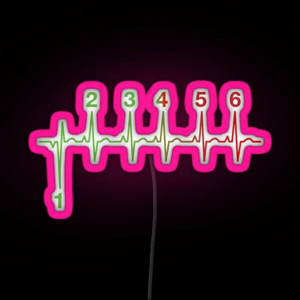 Moto Life Gear Shift RGB Neon Sign