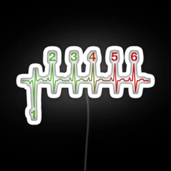 Moto Life Gear Shift RGB Neon Sign