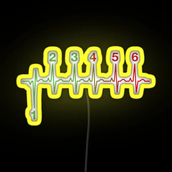 Moto Life Gear Shift RGB Neon Sign