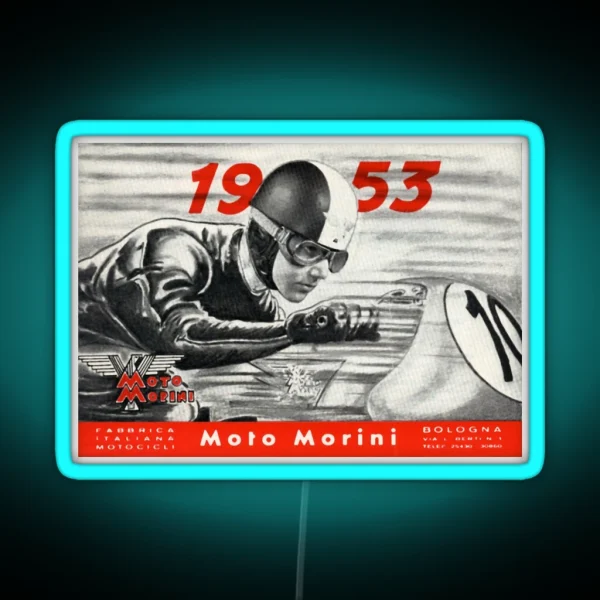 Moto Morini 1953 RGB Neon Sign