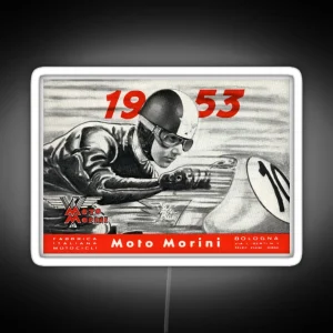Moto Morini 1953 RGB Neon Sign