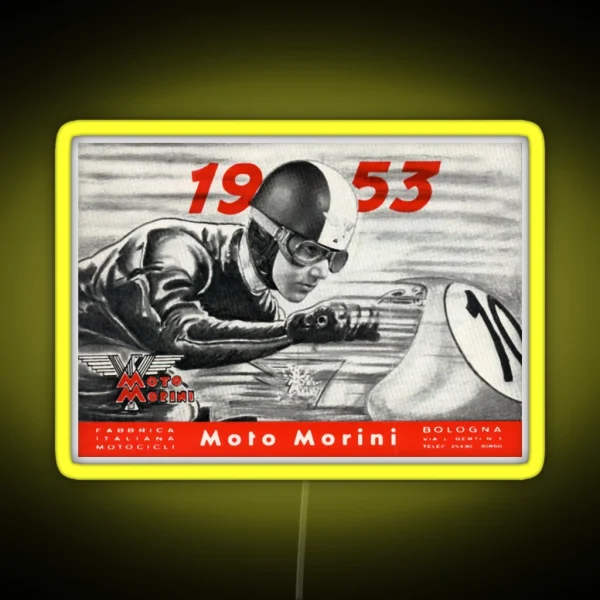 Moto Morini 1953 RGB Neon Sign