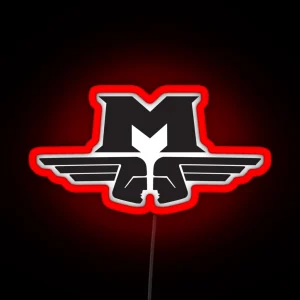 Motobecane M Logo Black RGB Neon Sign