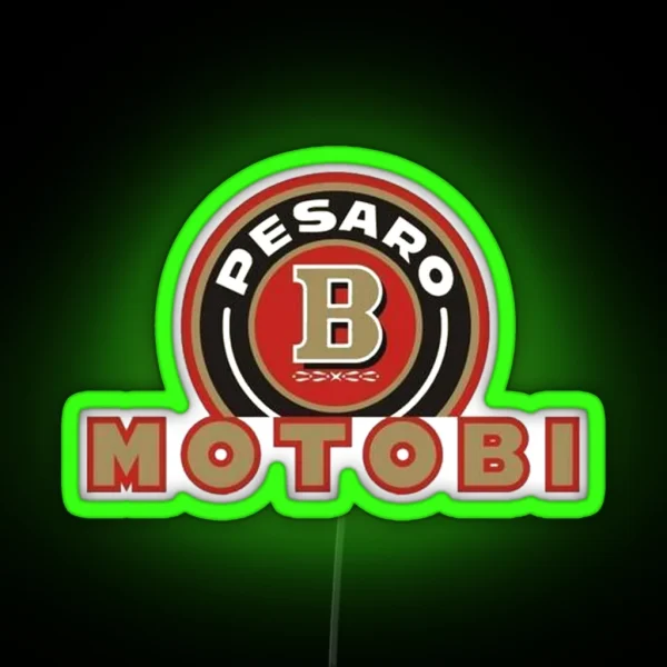 MOTOBI VINTAGE MOTORCYCLE Led RGB Neon Sign
