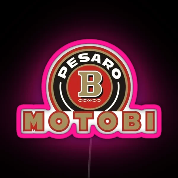MOTOBI VINTAGE MOTORCYCLE Led RGB Neon Sign