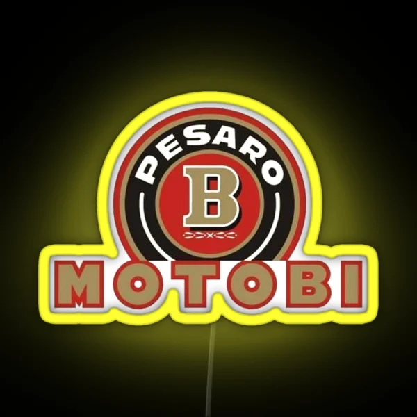 MOTOBI VINTAGE MOTORCYCLE Led RGB Neon Sign