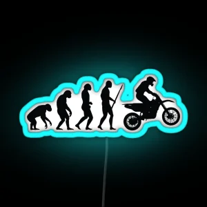 Motocross Evolution RGB Neon Sign