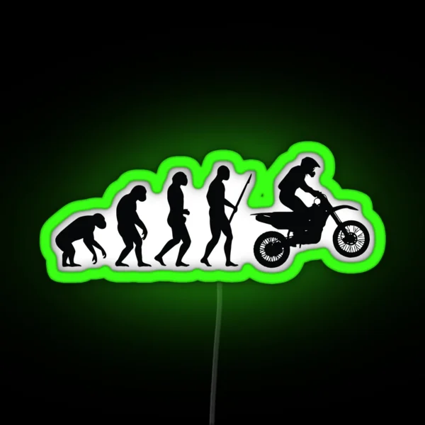 Motocross Evolution RGB Neon Sign