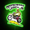 Motocross Legend RGB Neon Sign | 73436 Green