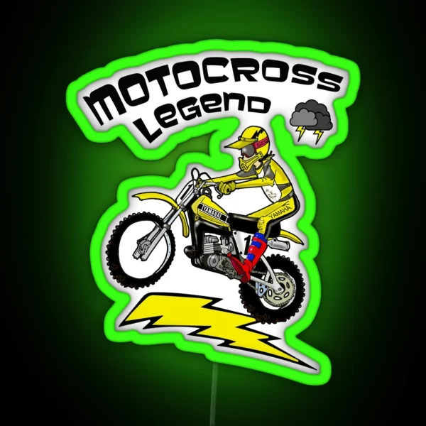 Motocross Legend RGB Neon Sign