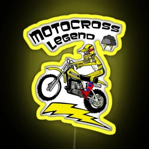 Motocross Legend RGB Neon Sign