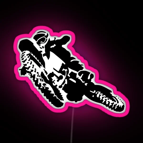 Motocross RGB Neon Sign