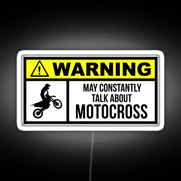 Motocross RGB Neon Sign