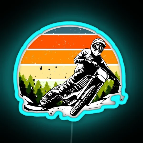 Motocross RGB Neon Sign
