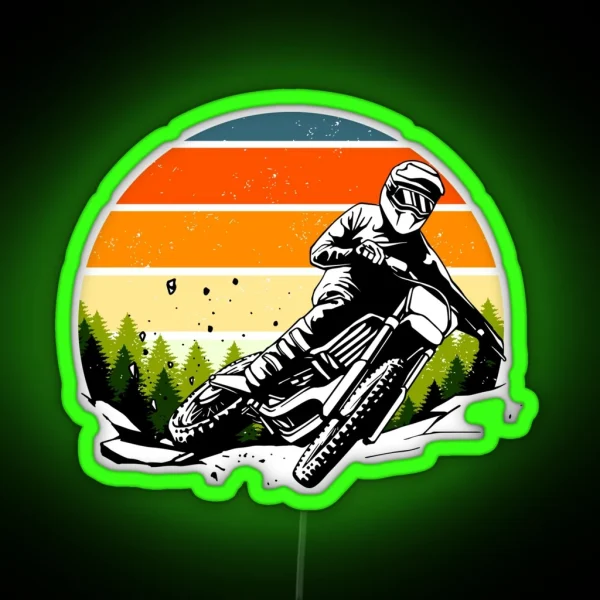Motocross RGB Neon Sign