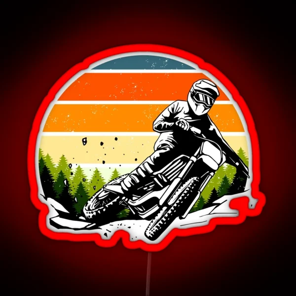 Motocross RGB Neon Sign