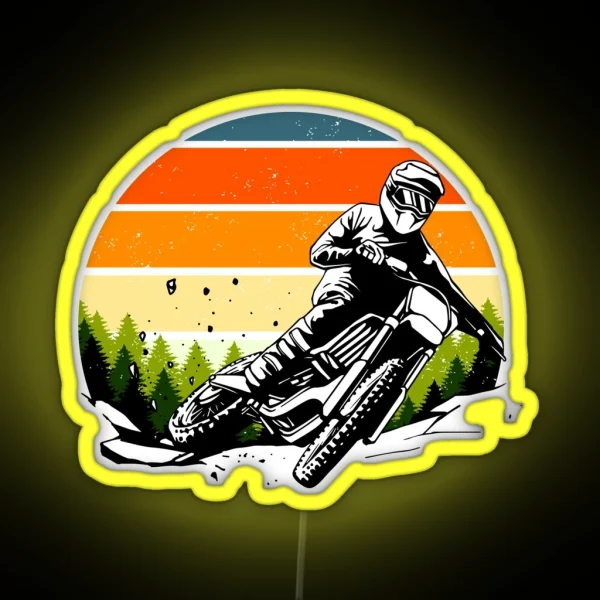 Motocross RGB Neon Sign