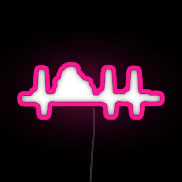 Motocross Supermoto Enduro EKG RGB Neon Sign