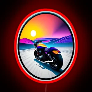 Motocycle Legend RGB Neon Sign