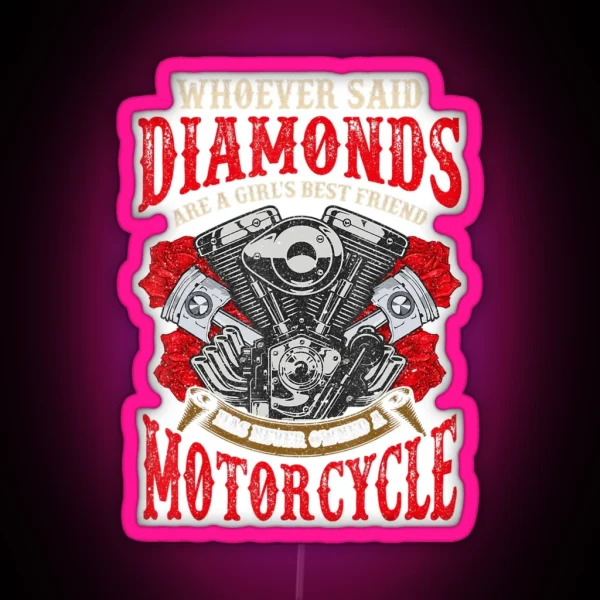 Motocycle Quotes RGB Neon Sign