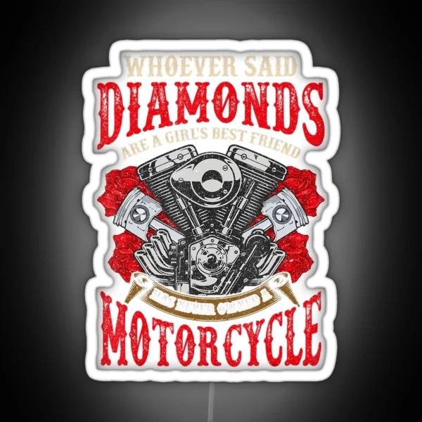 Motocycle Quotes RGB Neon Sign